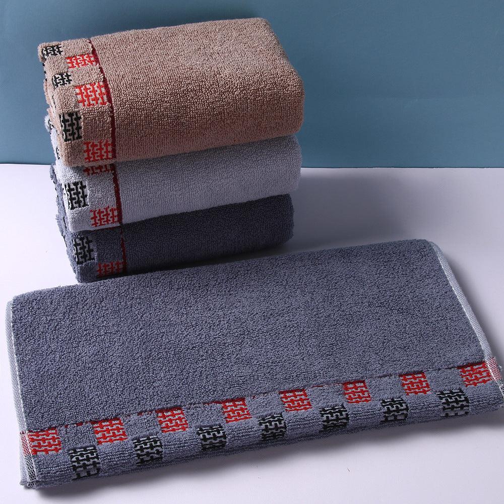 Absorbent Thickened Cotton Towel With Hand Gift - Cruish Home