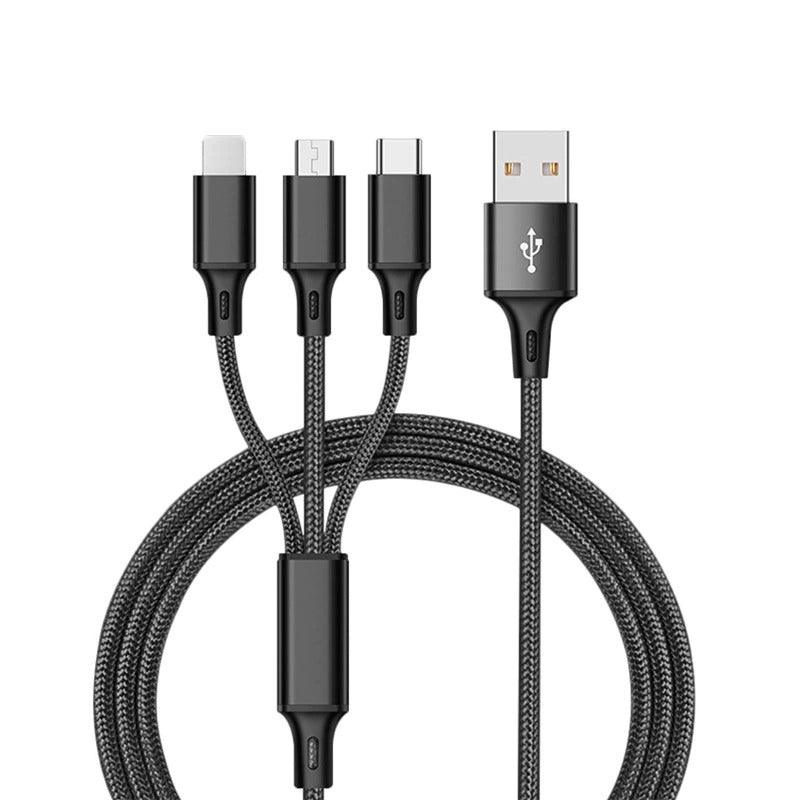 vUniversal Multi Charging Cable for iPhone, Android, Type-C