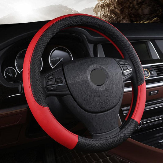 Universal Leather Car Steering Wheel Cover - Cruish Home