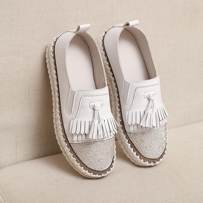 Student board shoes with tassels - Cruish Home