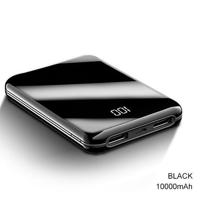 Smart power bank with 10,000mAh Li-polymer battery