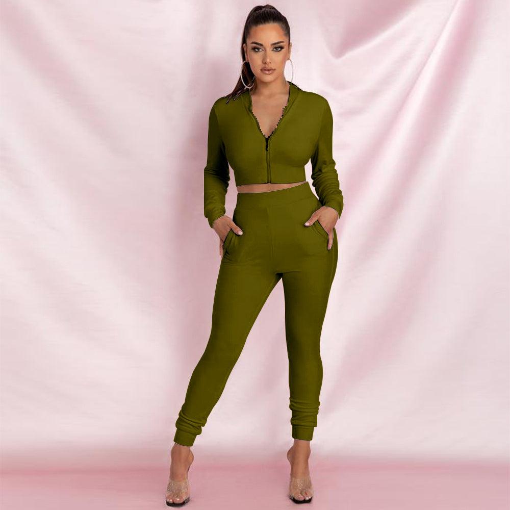 Two-piece Female Sports Suit - Cruish Home