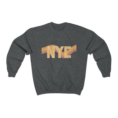 Womens NYC Retro 70's Crewneck Sweatshirt