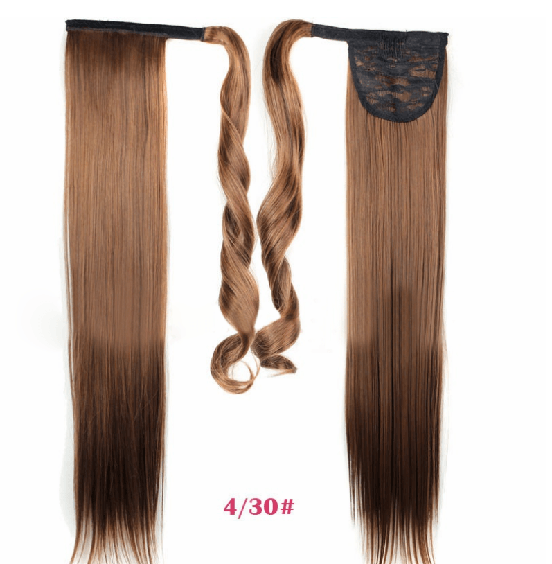 Velcro Wig Ponytail Straight Invisible Hair Extension - Cruish Home