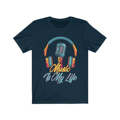 Headphone and Mic Music is my Life T-Shirt