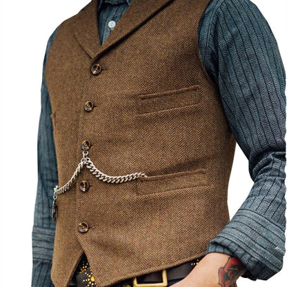 Men's Vest Wedding Groom Best Man Vest - Cruish Home