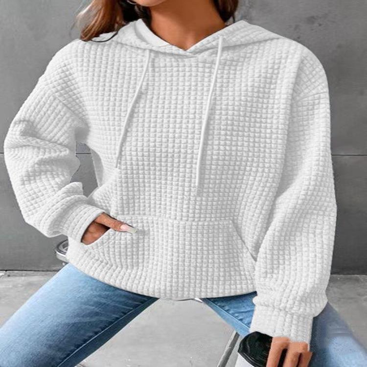 Women's Loose Casual Solid Color Long-sleeved Sweater - Cruish Home