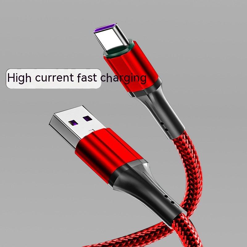 Weaving Type-C Data Cable For Fast Charging Of Mobile Phones - Cruish Home