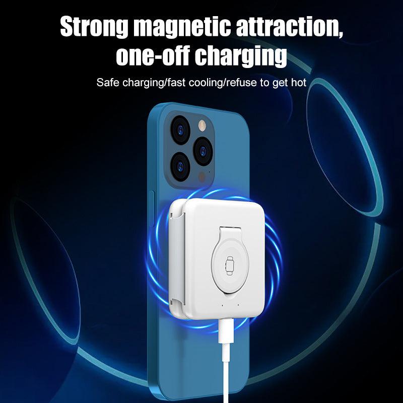 Folding Magnetic Suction Wireless Charger 3-in-1 - Cruish Home