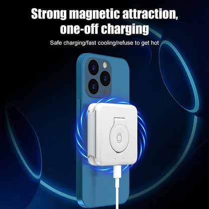 Folding Magnetic Suction Wireless Charger 3-in-1 - Cruish Home