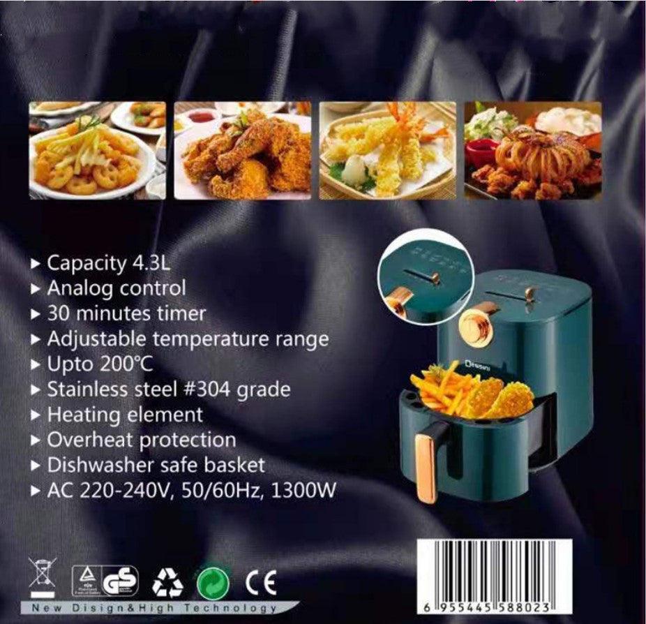 4.3L Air Fryer – Large Capacity Oil-Free Fryer for Kitchen