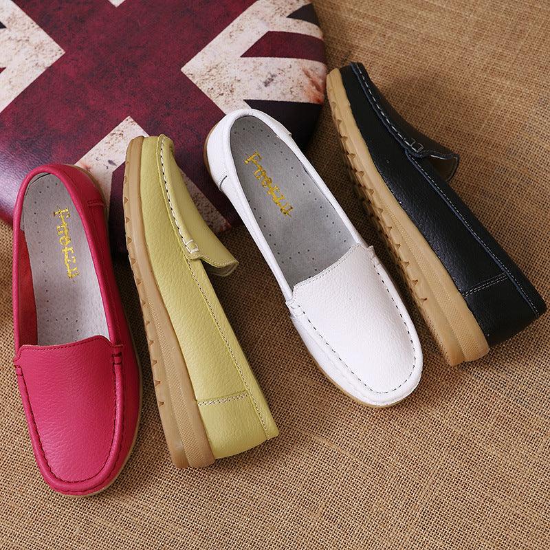 Flat Mother Shoes Nurse Shoes White Non-slip Maternity Shoes - Cruish Home