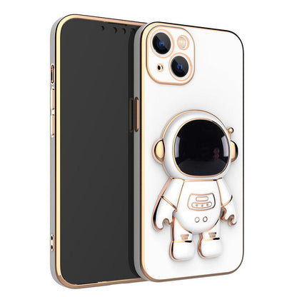 3D Astronaut Phone Case - Anti-Drop Electroplating Bracket