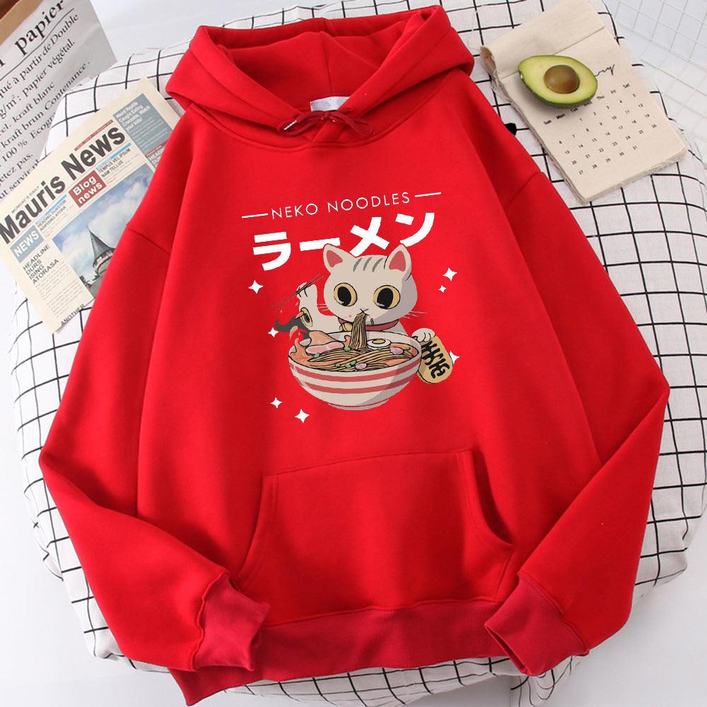 Fashion Cat Print Women's Pullover - Cruish Home