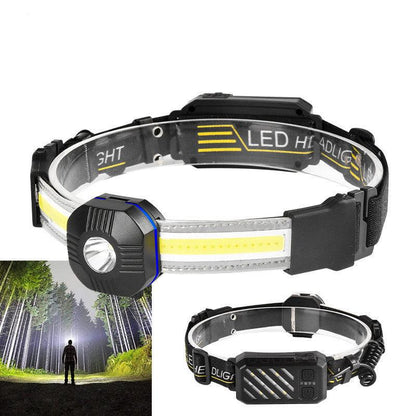 USB Charging Camping Mountaineering Searchlight Night Fishing Headlight - Cruish Home