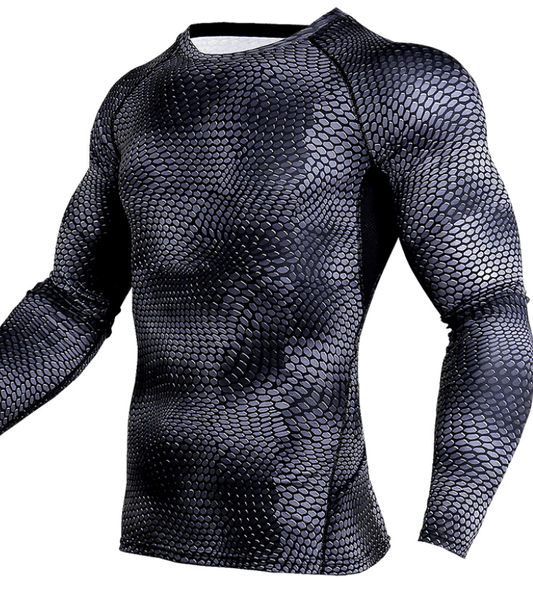 Compression Shirt Men Gym Running Shirt Quick Dry Breathable Fitness Sport Shirt Sportswear Training Sport Tight Rashguard Male - Cruish Home