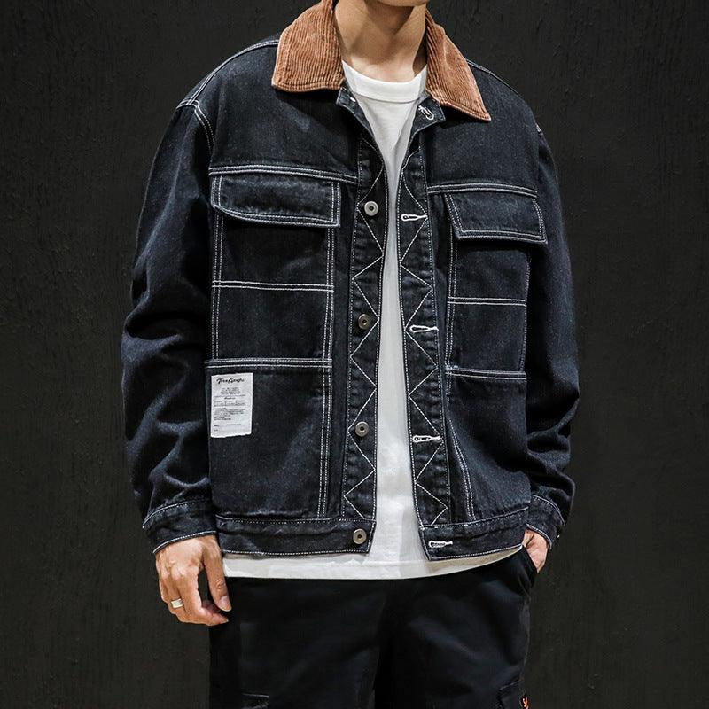 Men Balck Denim Jackets - Cruish Home