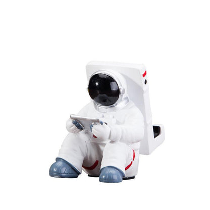 Simple Astronaut Mobile Phone Stand Student Desktop Holder Cute Spaceman Cell Phone Holder Creative Gift Small Desk Decoration - Cruish Home