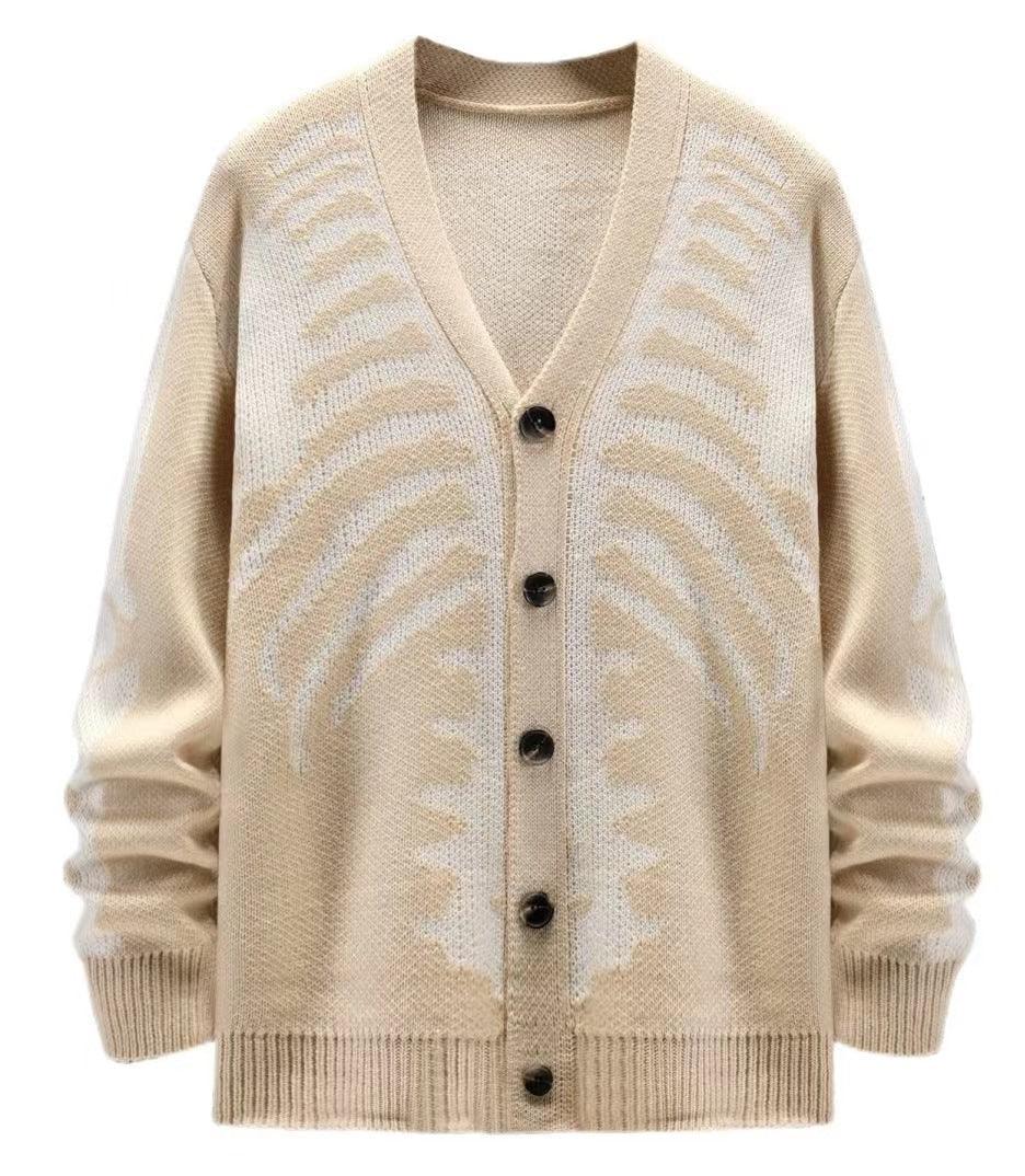 Autumn And Winter Sweater Coat Jacquard Halloween Knitted Cardigan - Cruish Home