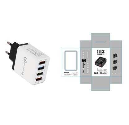 USB Charger Quick Charge 3.0 4 Phone Adapter For Tablet Portable Wall Mobile Charger Fast Charger - Cruish Home