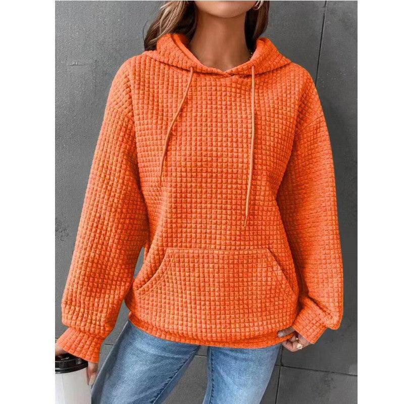 Women's Loose Casual Solid Color Long-sleeved Sweater - Cruish Home