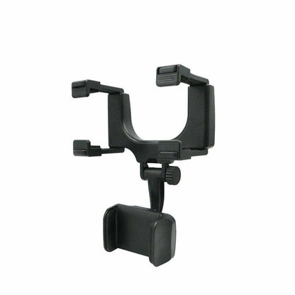 Universal Car Rear View Mirror Mount Stand GPS Cell Phone Holder 360 Rotation - Cruish Home