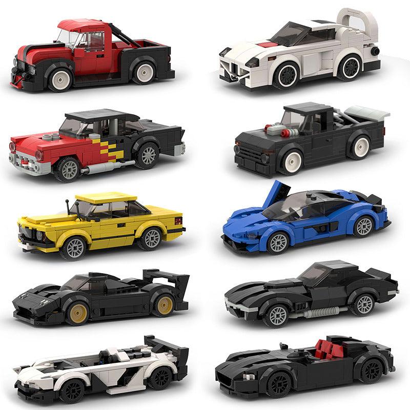 Children's Toys Car Model Sports Car And Small Particle Building Blocks MOC Educational Toys - Cruish Home