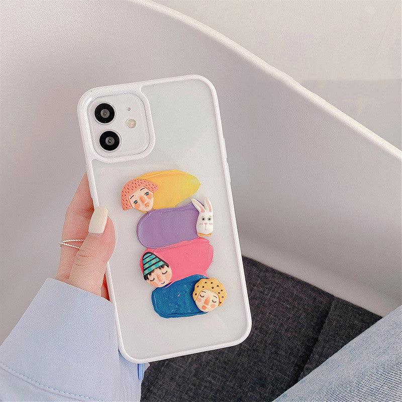 Three Dimensional Color Mobile Phone Case New Silicone Case - Cruish Home