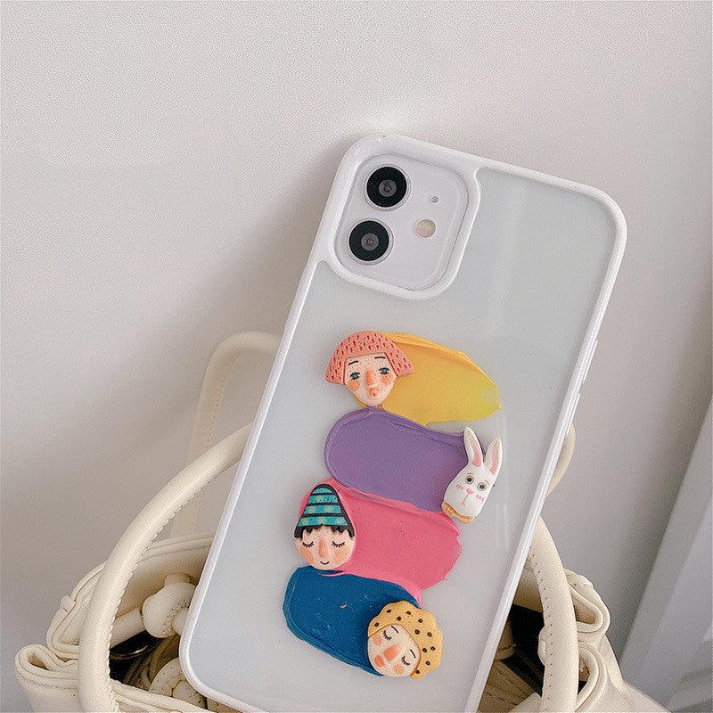 Three Dimensional Color Mobile Phone Case New Silicone Case - Cruish Home