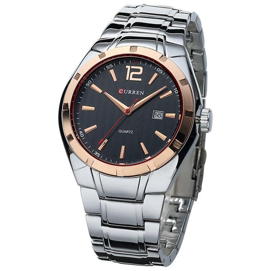 Fashion Casual Calendar Quartz Watch For Men