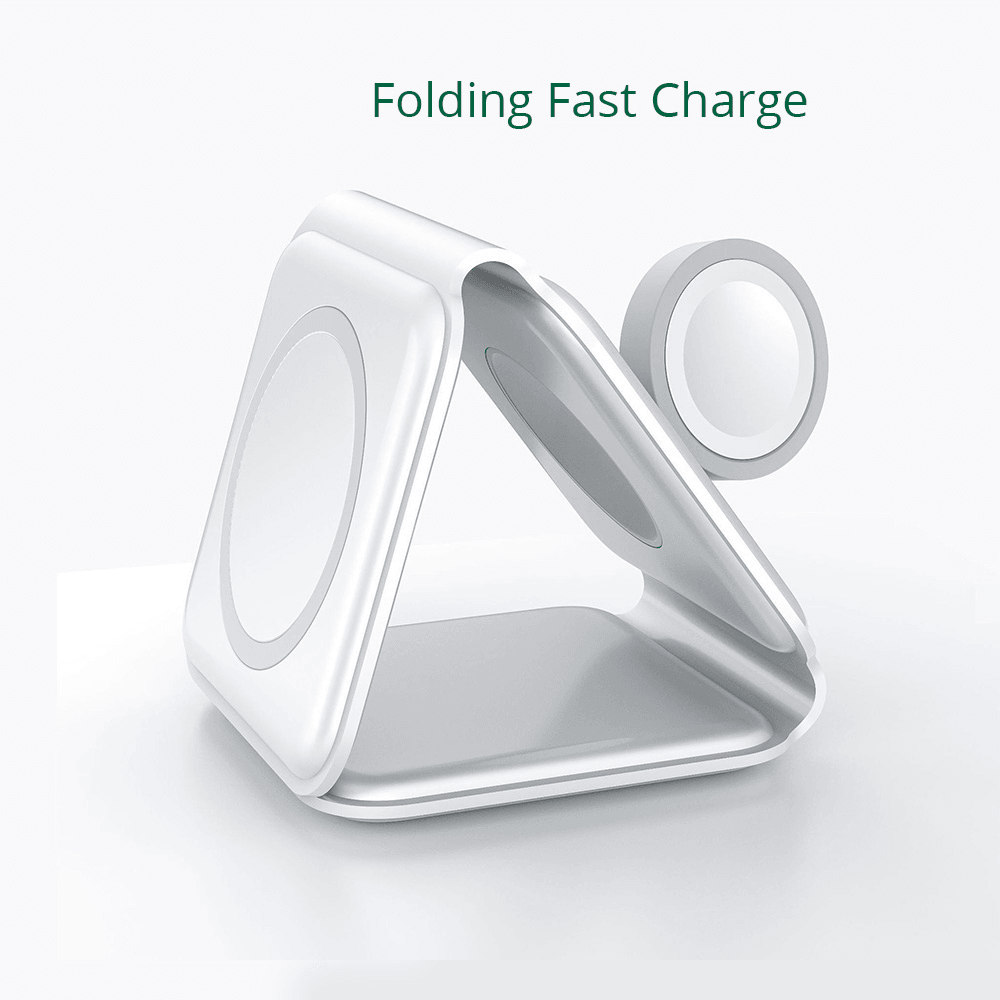 Magnetic Wireless Charger Mobile Phone Watch Headset Portable Fast Charging - Cruish Home