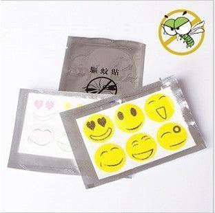 Summer Smile Mosquito Sticker Cartoon Mosquito Repellent Mosquito Repellent Mosquito Sticker 6 Pieces Of Random Color - Cruish Home