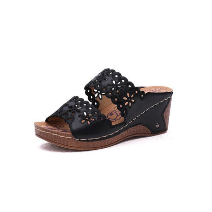 Wedge sandals women summer sponge cake - Cruish Home