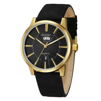 Fashion Calendar Waterproof Belt Watch For Men