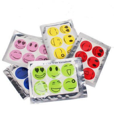 Summer Smile Mosquito Sticker Cartoon Mosquito Repellent Mosquito Repellent Mosquito Sticker 6 Pieces Of Random Color - Cruish Home