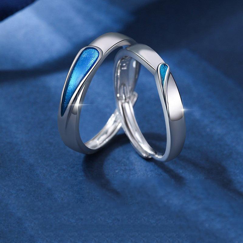 Fashion Blue Tear Ring Drops - Cruish Home