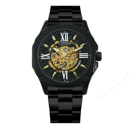 Fashion Casual Hollow Men's Business Mechanical Watch