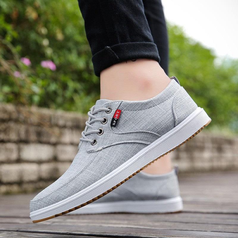 Men Casual Shoes Summer Canvas Shoes Men Breathable Casual Canvas Men Shoes Walking Men Shoes Chaussure Homme Factory sales - Cruish Home