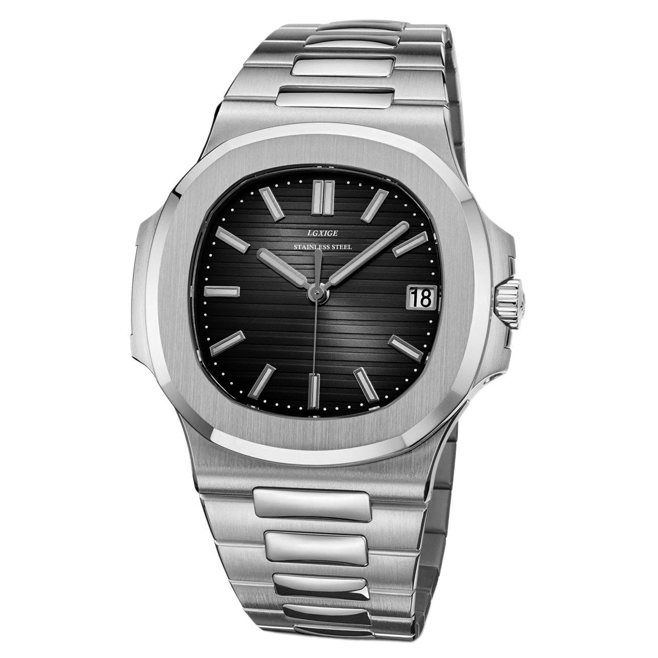 High Quality Fashion All Steel Quartz Watch For Men