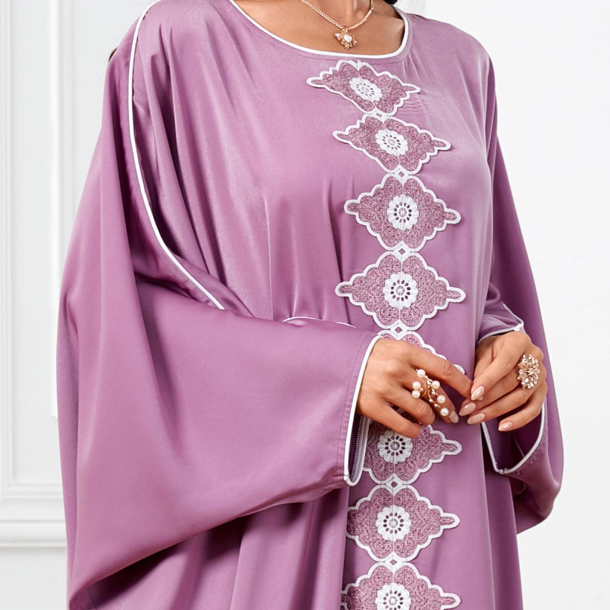 Plus Size Batwing Sleeve Women's Dress - Cruish Home