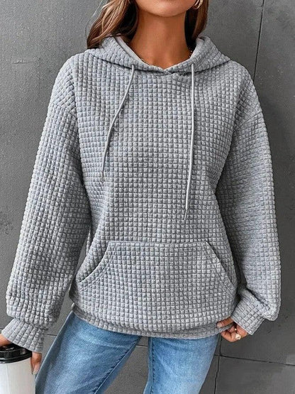 Women's Loose Casual Solid Color Long-sleeved Sweater - Cruish Home