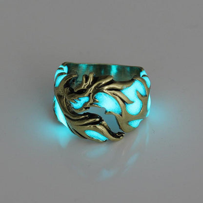 Domineering Multicolor Luminous Dragon Ring - Cruish Home