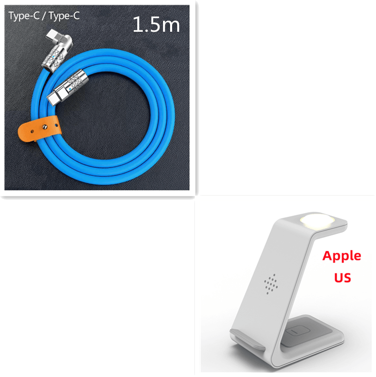 3-in-1 Wireless Charger Stand for Phone, Watch, Earbuds