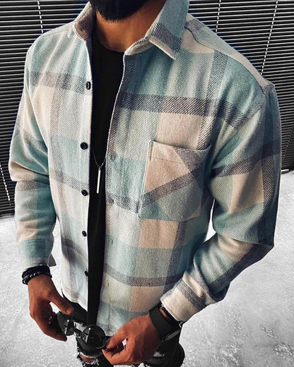 Men's Diamond 3d Digital Printing Loose Jacket Coat Full Printed 3d Button Cardigan - Cruish Home