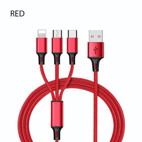 Universal Multi Charging Cable for iPhone, Android, Type-C