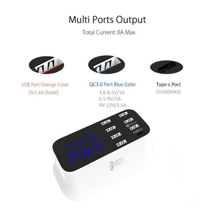 Quick Charge 3.0 Ordinary Smart USB Charger Station - Cruish Home