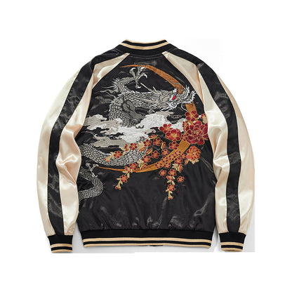 Autumn And Winter National Fashion New Dragon Pattern Embroidered Jacket