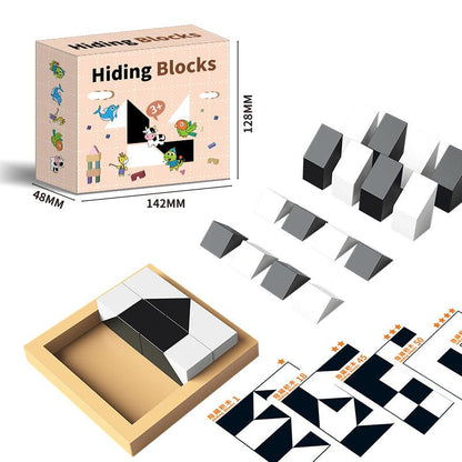 Puzzle Hidden Building Blocks Puzzle Toys - Cruish Home