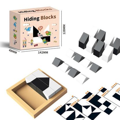 Puzzle Hidden Building Blocks Puzzle Toys - Cruish Home