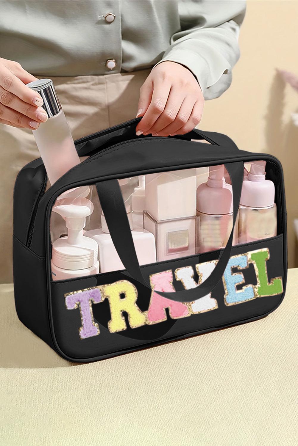 Large Capacity Portable Translucent Women's Cosmetic Bag - Cruish Home